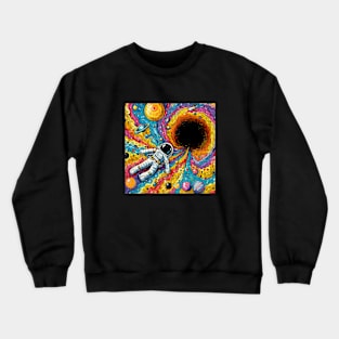 Astronaut Colorful Space Crewneck Sweatshirt